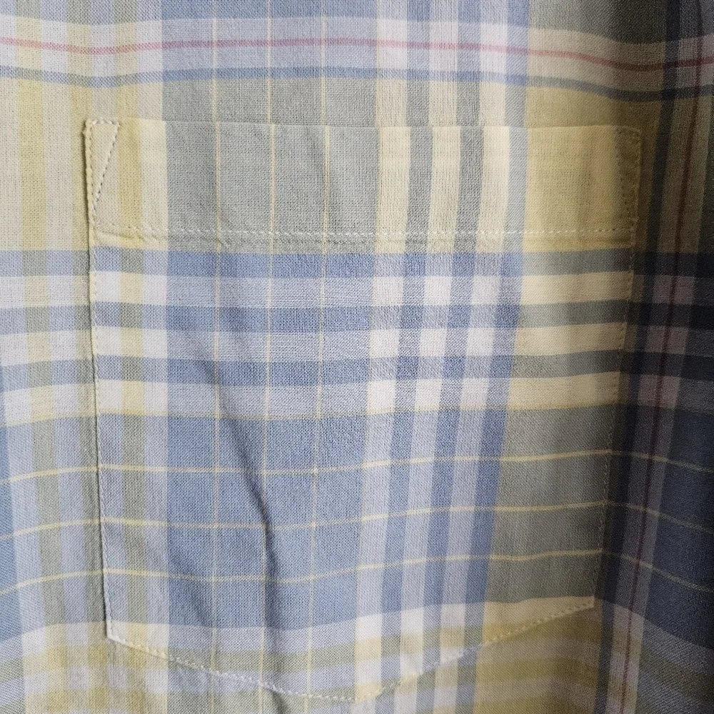 J. Crew Mens Long Sleeve Button‎ Down Sz Large